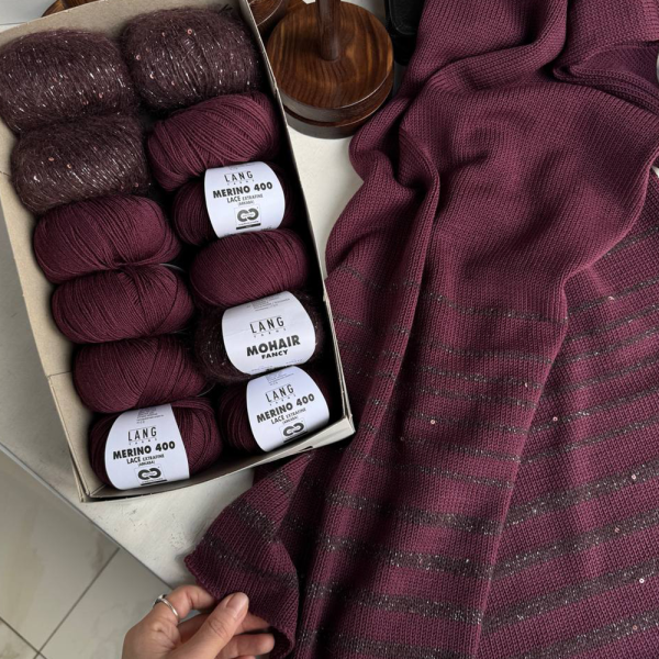 Пряжа Lang Merino 400 Lace