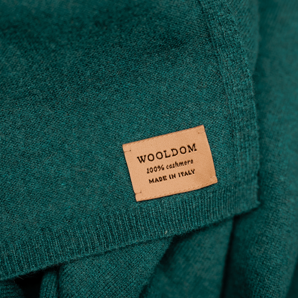 Кашемировый палантин WoolDom, Бутылочный