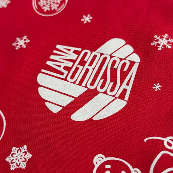 Пряжа Lana Grossa 4-х нитка LUREX Meilenweit 100 Merino Christmas