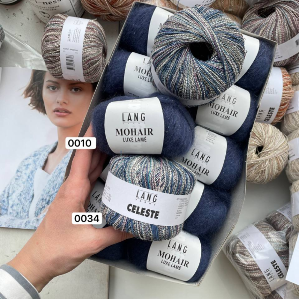 Пряжа Lang Mohair Luxe Lame