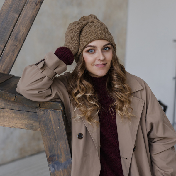 Описание вязания #Шапка_Loro_Piana