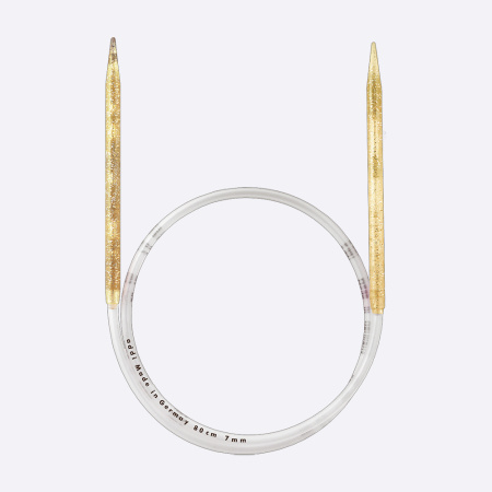 Спицы круговые пластик шампань Addi Champagner, 405-7 (405-7/25-80, 25 мм, 80 см)