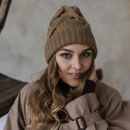 Описание вязания #Шапка_Loro_Piana