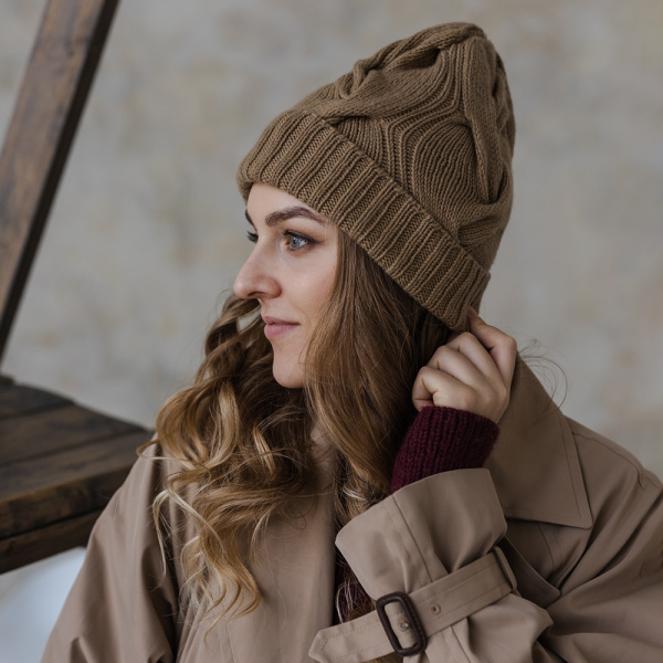 Описание вязания #Шапка_Loro_Piana
