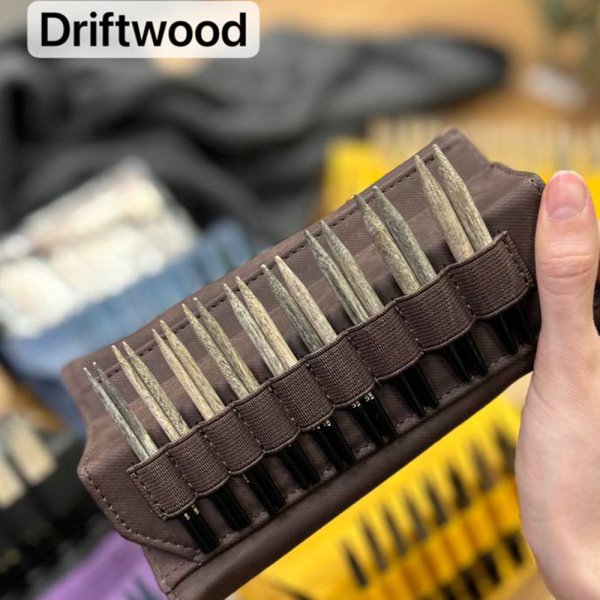 Набор спиц 7 см 9 пар LYKKE Driftwood Cacao