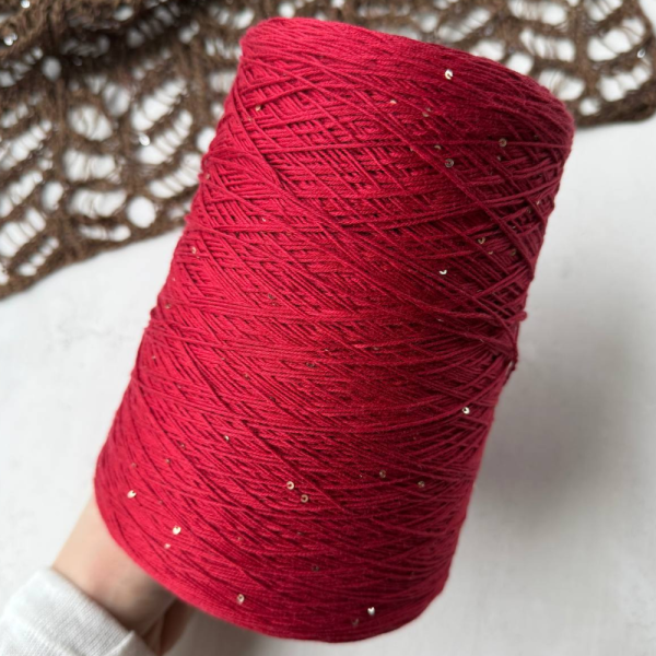 Бобина Cotton Paillettes Mix