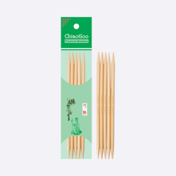 Спицы чулочные бамбуковые, 20 см Chiaogoo