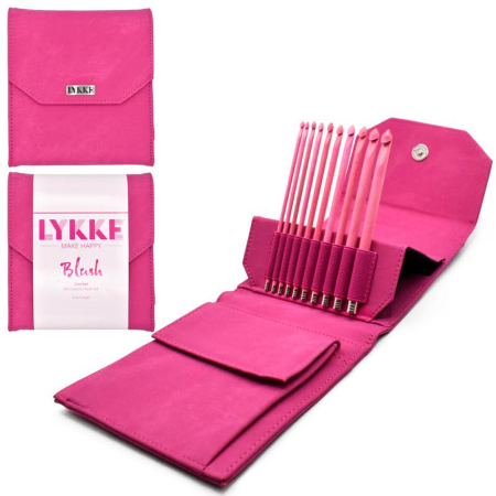 Набор из 10 деревянных крючков LYKKE Blush Fuchsia