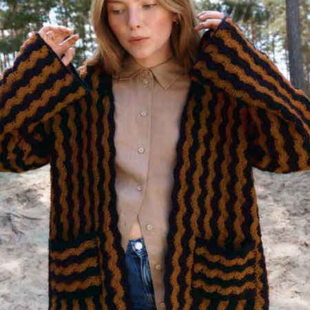 Журнал Lana Grossa: Hakeln N. 07, Сдержанный шик, AW 2024/25