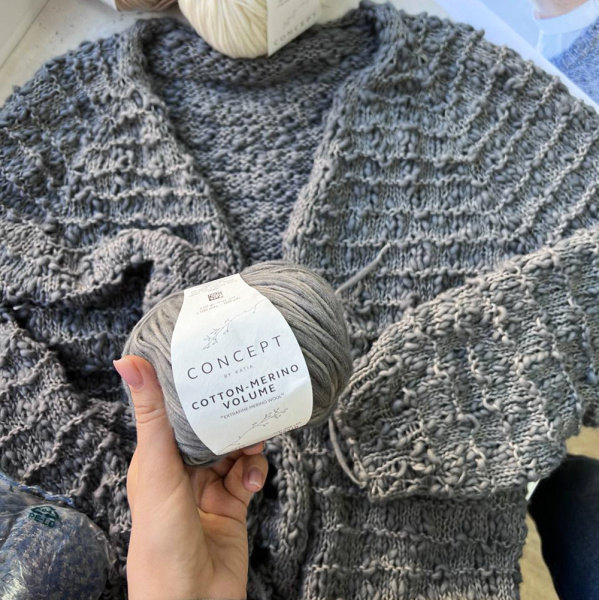 Пряжа Katia Cotton-Merino Volume
