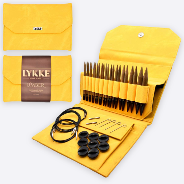 Набор спиц 12 пар 12 см LYKKE Umber Dandelion