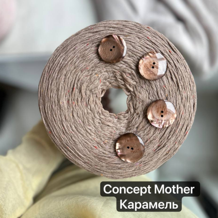 Пуговицы CONCEPT Mother of Pearl, размер 36, 23 мм 