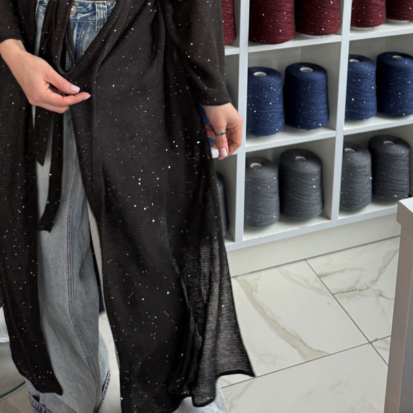 Описание вязания #Кимоно_MaxMara