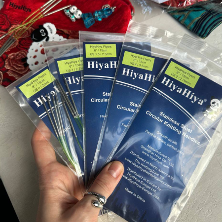 Гибкие чулочные спицы HiyaHiya SHARP Flyers, 15 см