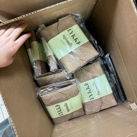 Набор спиц 12 см 12 пар LYKKE Natural Tan Denim