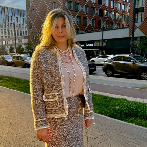 Описание вязания  #Юбка_Chanel_КЛАССИКА