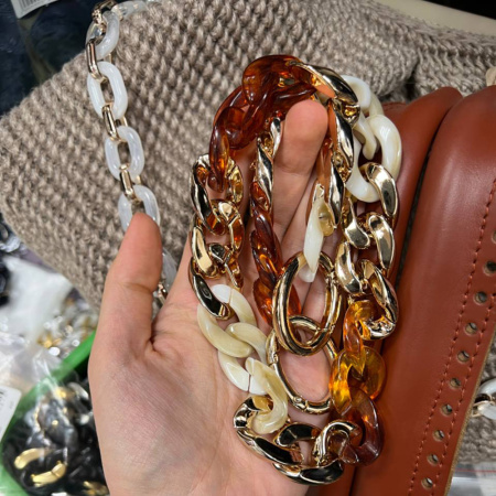 Цепь крупная, 50 см с карабинами