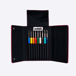 Набор крючков с эргономичной пластиковой ручкой Addi Colours, 648-2