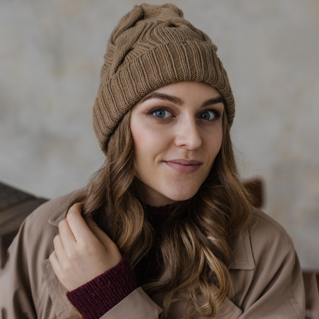 Описание вязания #Шапка_Loro_Piana