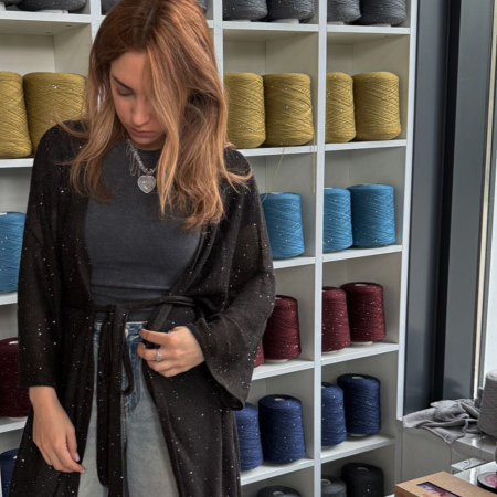 Описание вязания #Кимоно_MaxMara