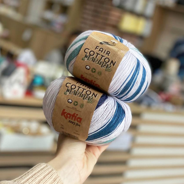 Пряжа Katia Fair Cotton Mariner