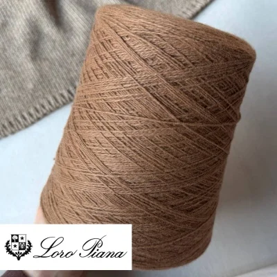 Бобина Coarsehair by Loro Piana (100% кашемир), 550 м. (258508, Карамель)