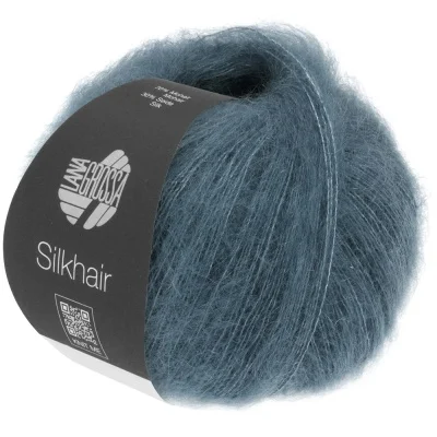 Пряжа Lana Grossa Silkhair (62678, 202 Грозовая туча)
