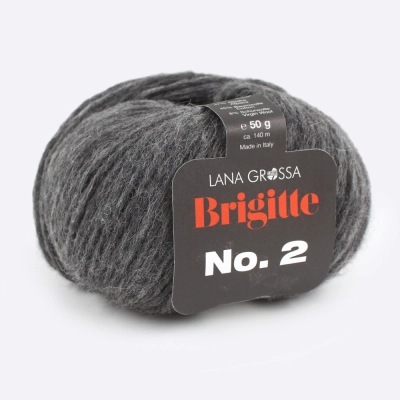 Пряжа Lana Grossa Brigitte No. 2 (024, Графит)