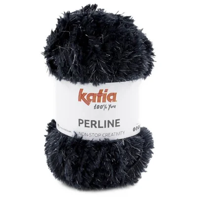 Пряжа Katia Perline (1206.111, Черный)